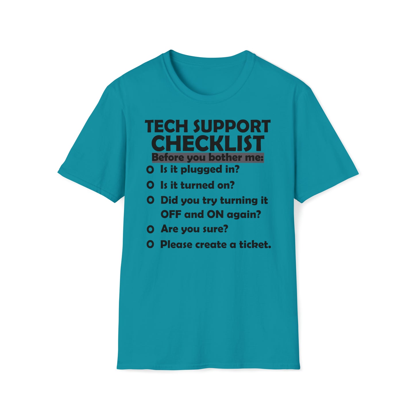 Checklist - Unisex Softstyle T-Shirt