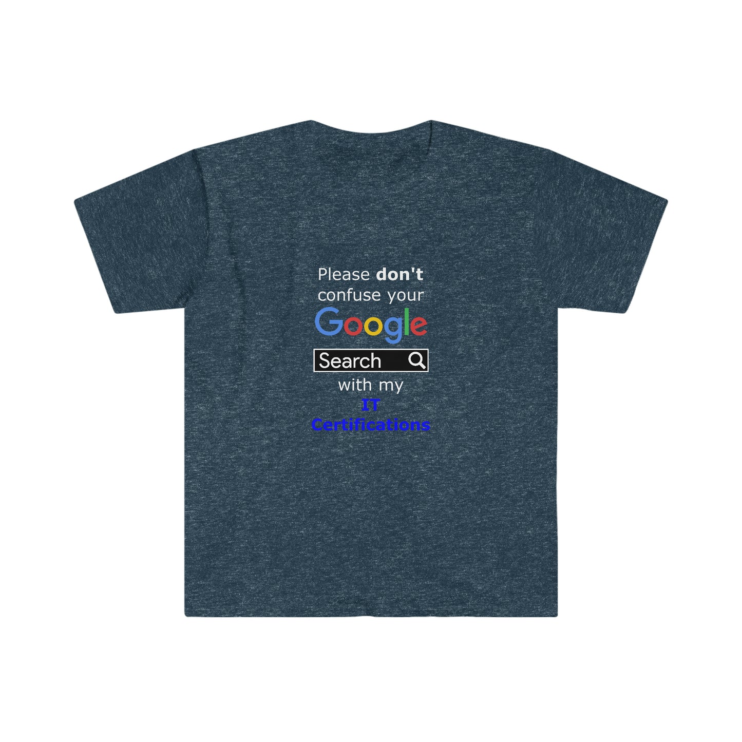 Google IT Certifications - Unisex Softstyle T-Shirt