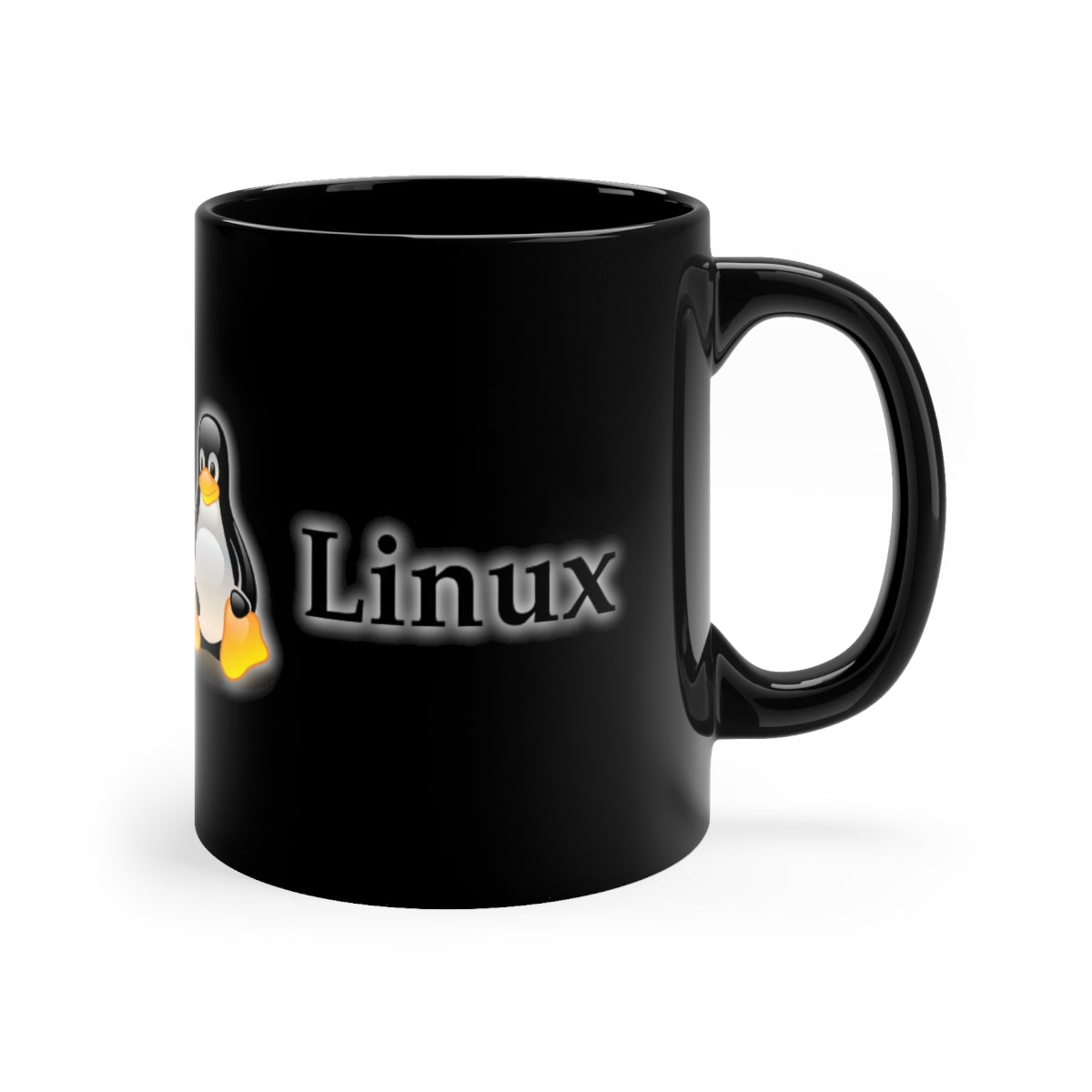 Linux - Black Coffee Mug, 11oz