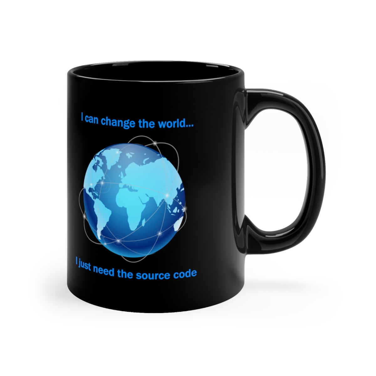 Change the World - 11oz Black Mug