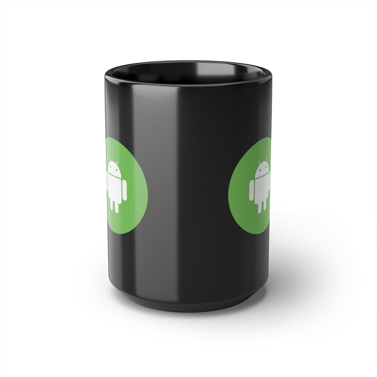 Android - Black Mug, 15oz