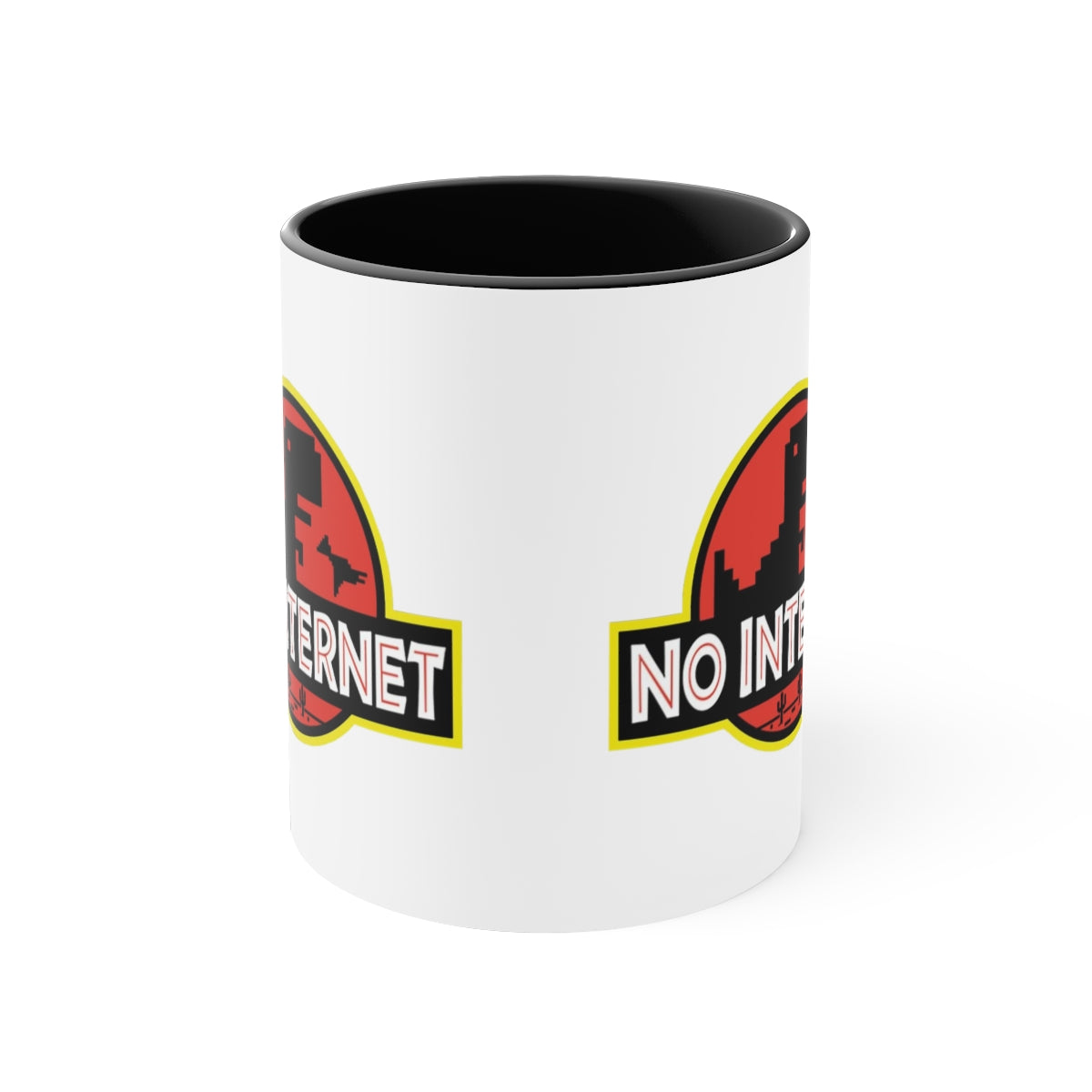 No Internet - Accent Coffee Mug, 11oz