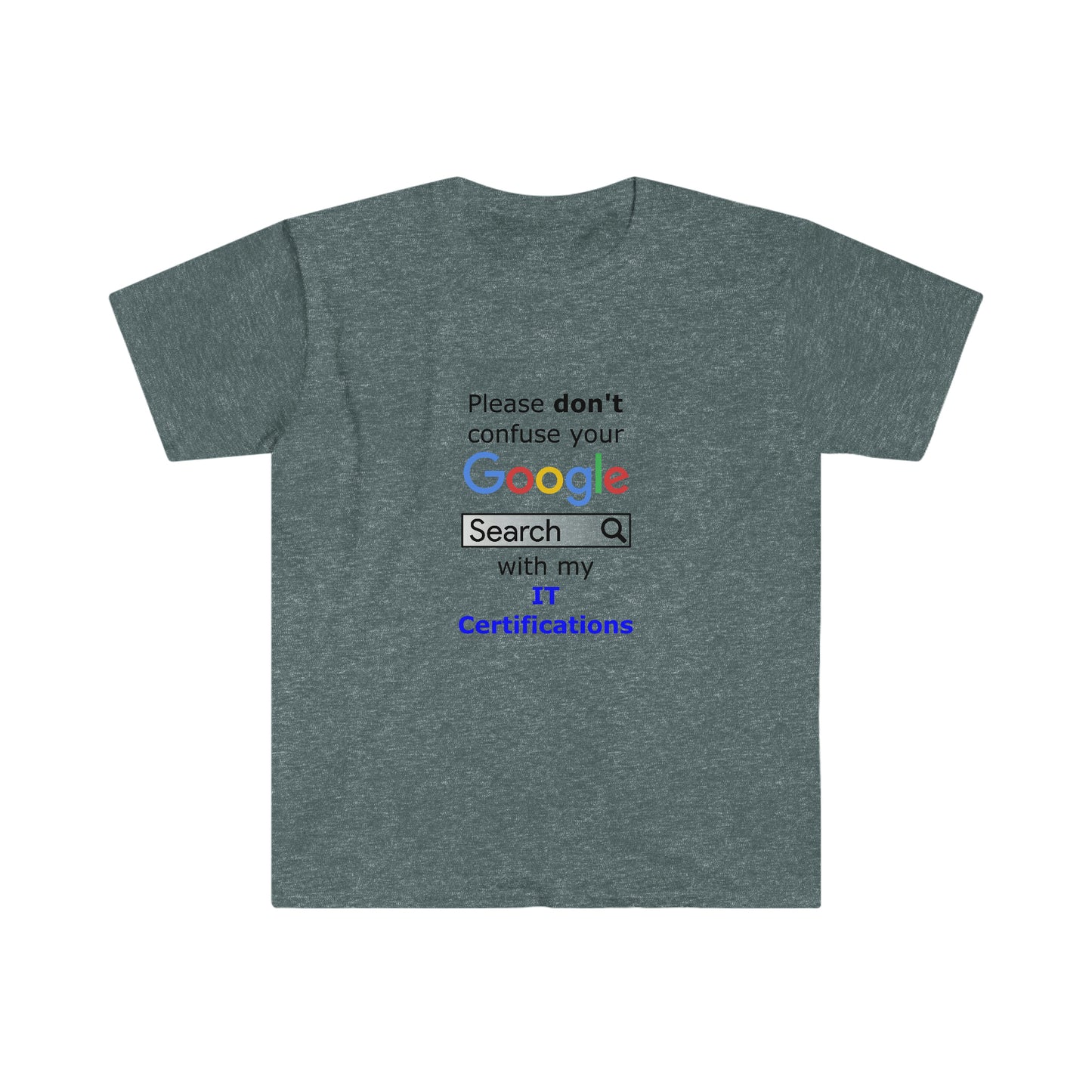 Google IT Certifications - Unisex Softstyle T-Shirt