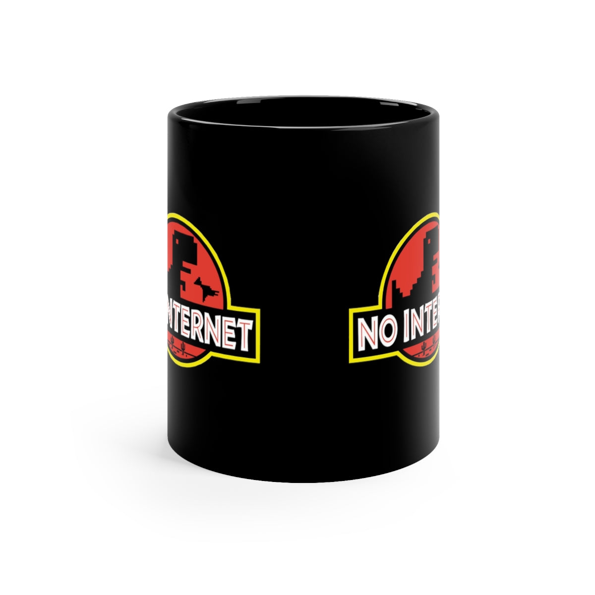 No Internet - 11oz Black Mug