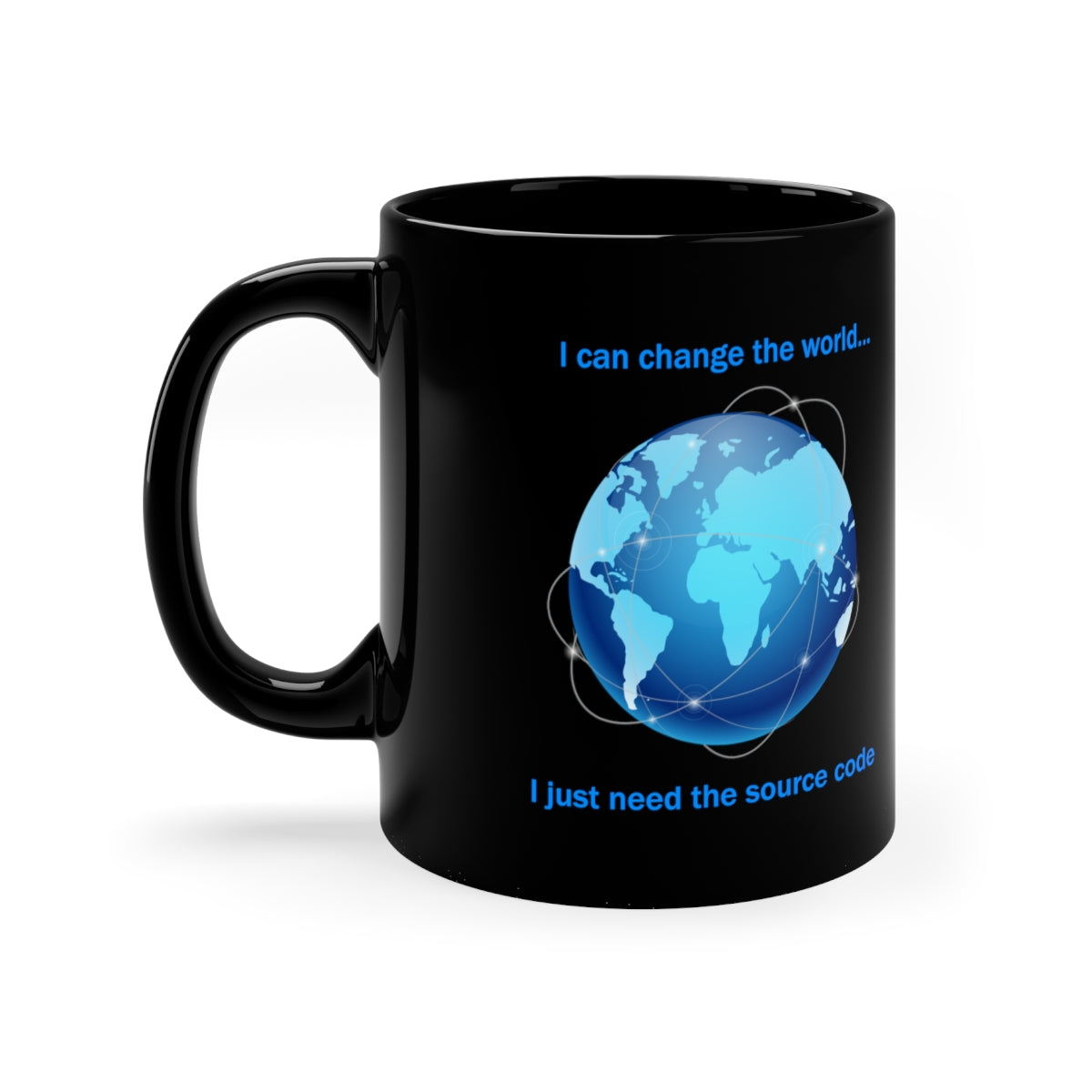 Change the World - 11oz Black Mug