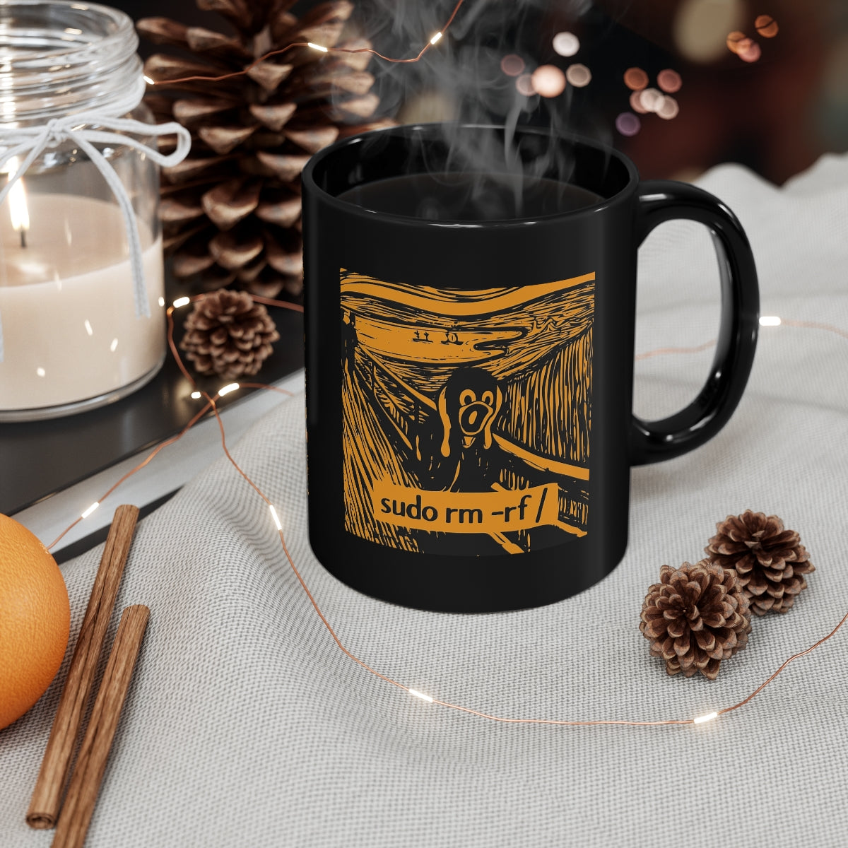 Scream - 11oz Black Mug