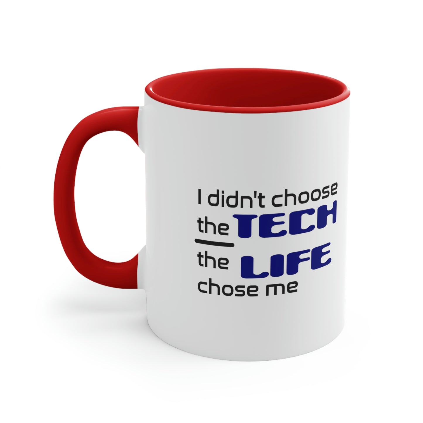 Tech Life - Accent Coffee Mug, 11oz