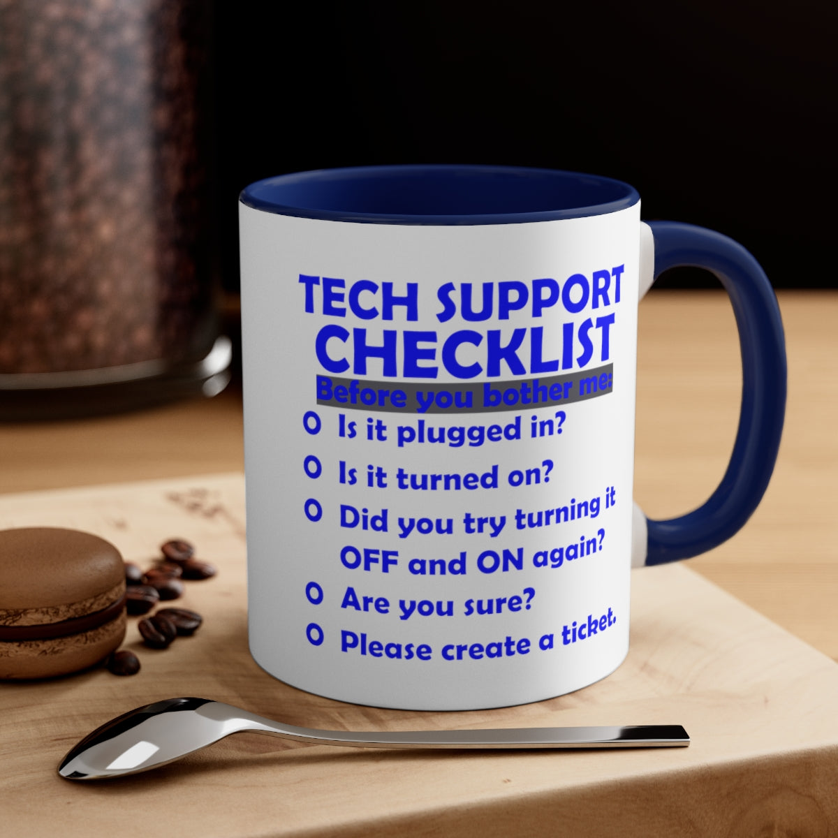 Checklist - Accent Coffee Mug, 11oz