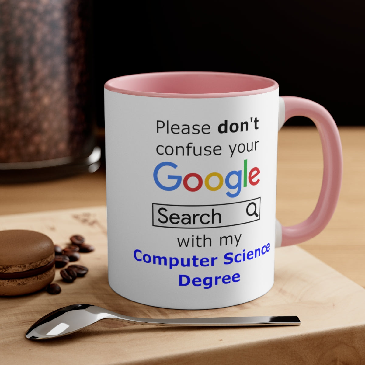 Google Computer Science - Accent Coffee Mug, 11oz