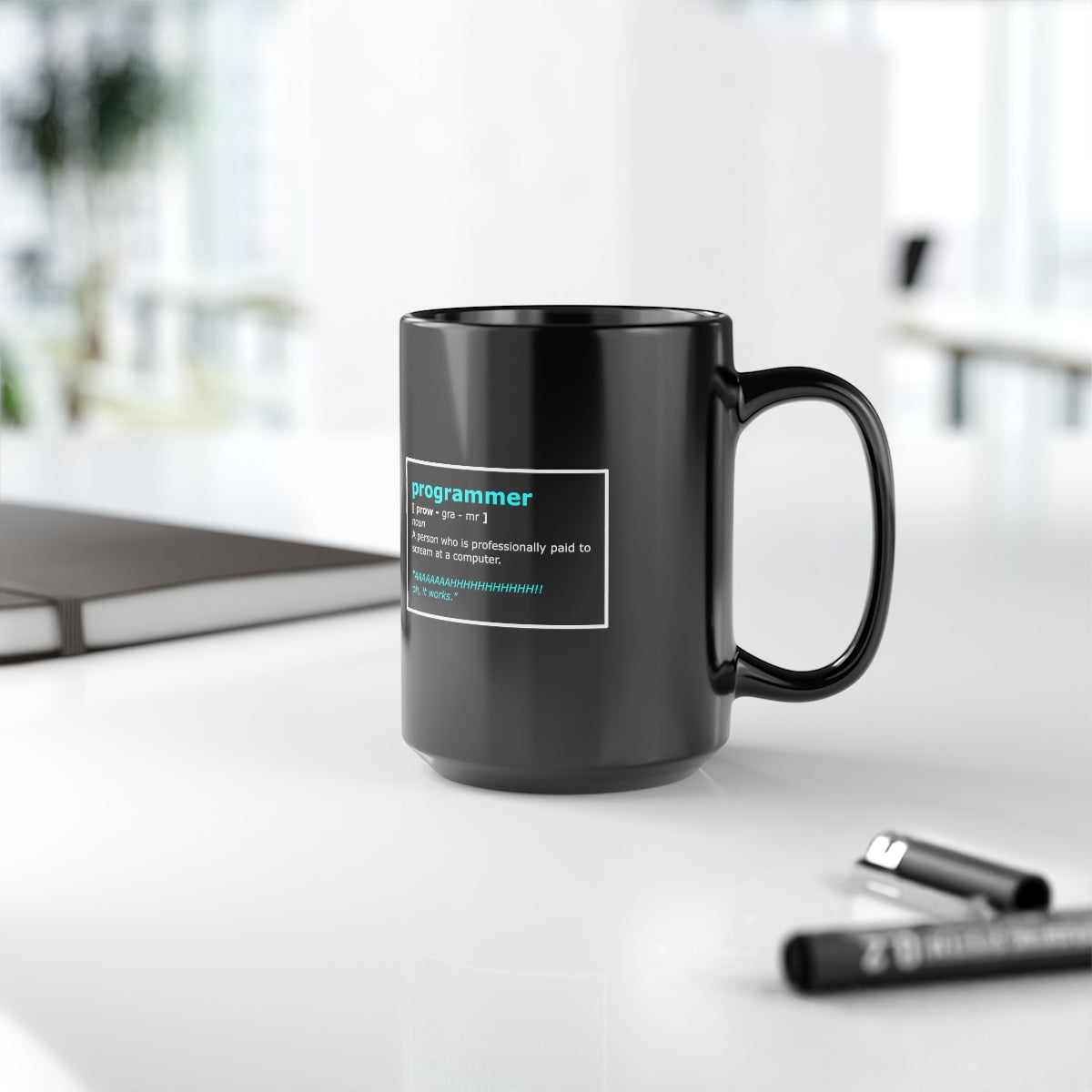 Programmer - Black Mug, 15oz