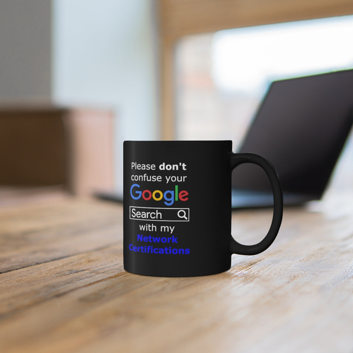 Google Network Certifications - 11oz Black Mug