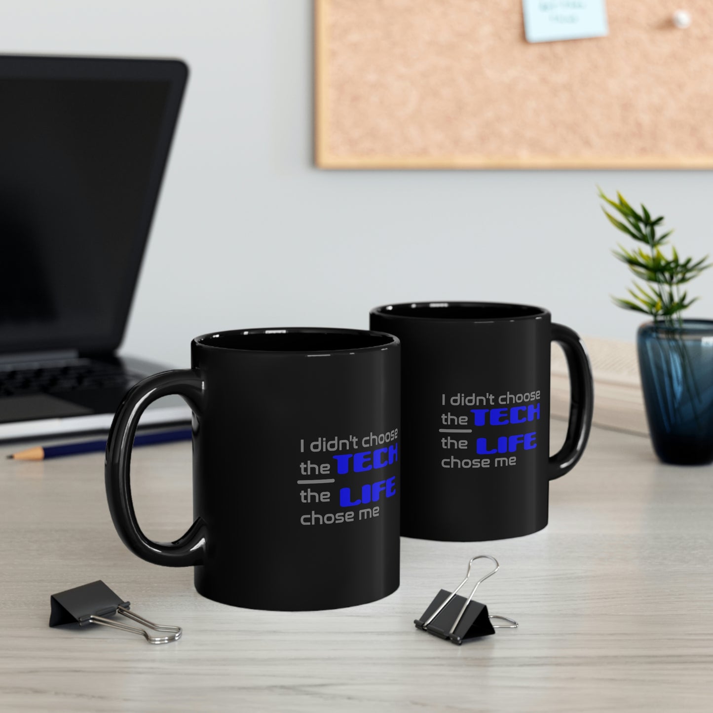 Tech Life - 11oz Black Mug