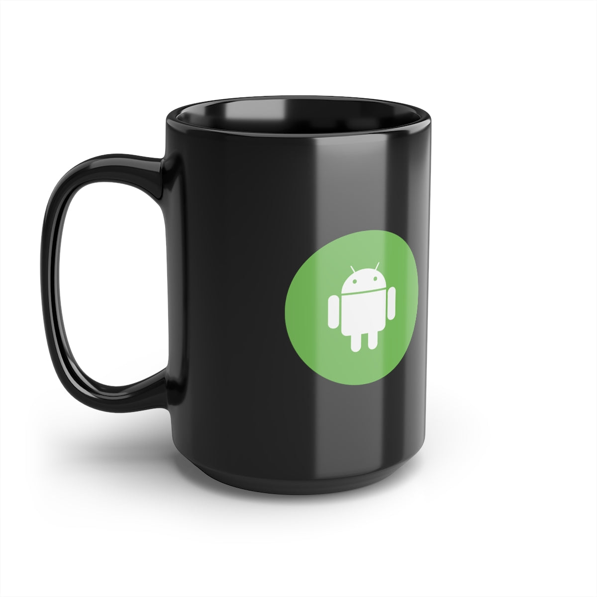 Android - Black Mug, 15oz