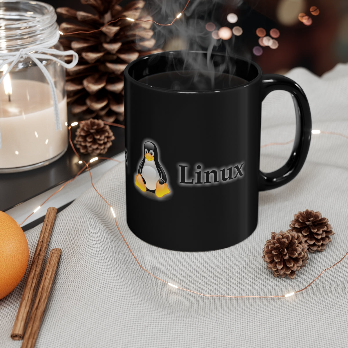 Linux - 11oz Black Mug