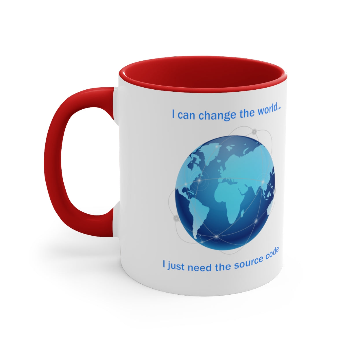 Change the World - Accent Coffee Mug, 11oz