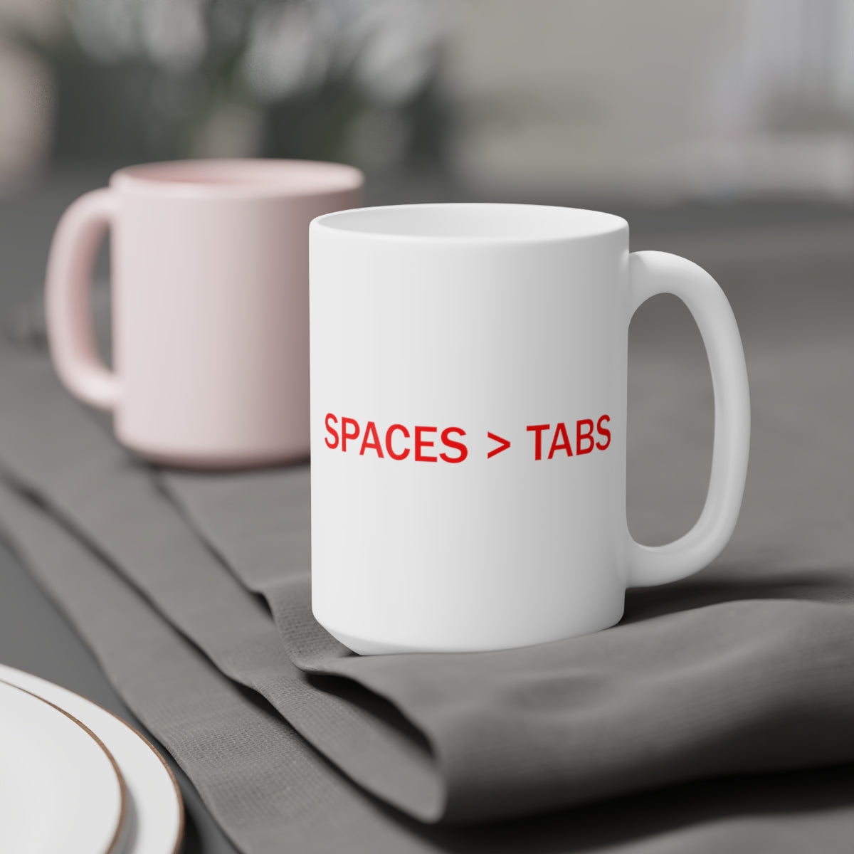 SPACES > TABS - Ceramic Mugs (11oz\15oz\20oz)