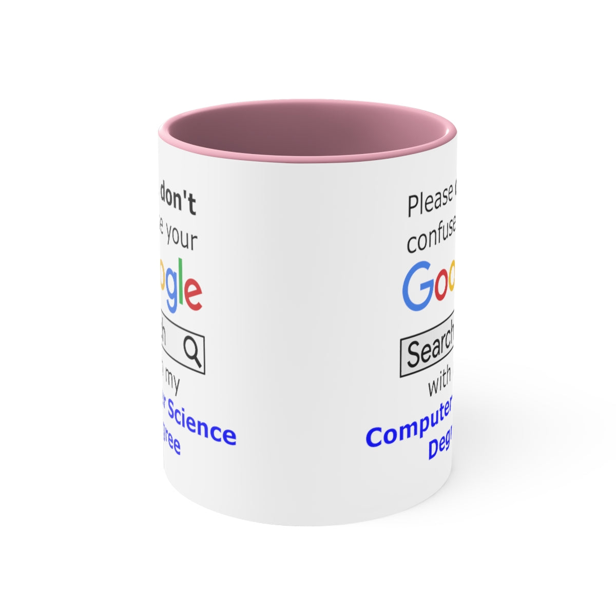 Google Computer Science - Accent Coffee Mug, 11oz