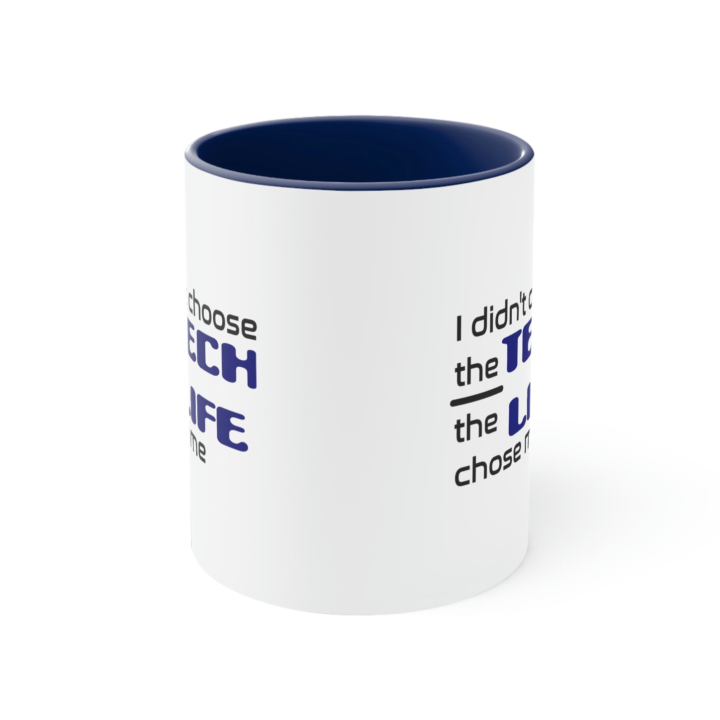 Tech Life - Accent Coffee Mug, 11oz