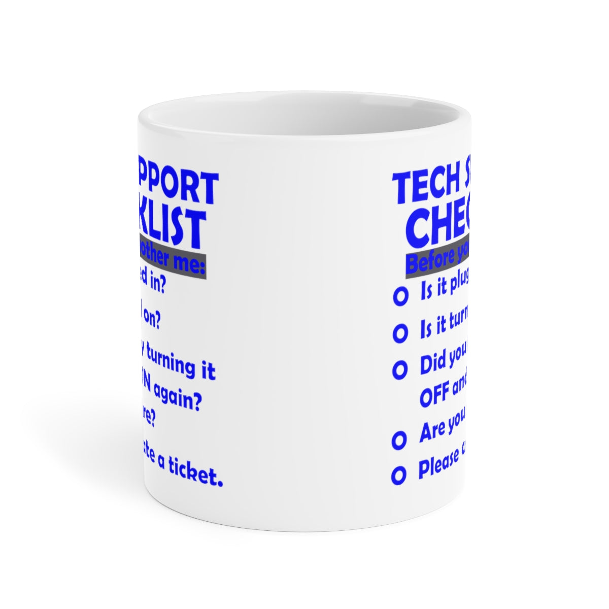 Checklist - Ceramic Mugs (11oz\15oz\20oz)