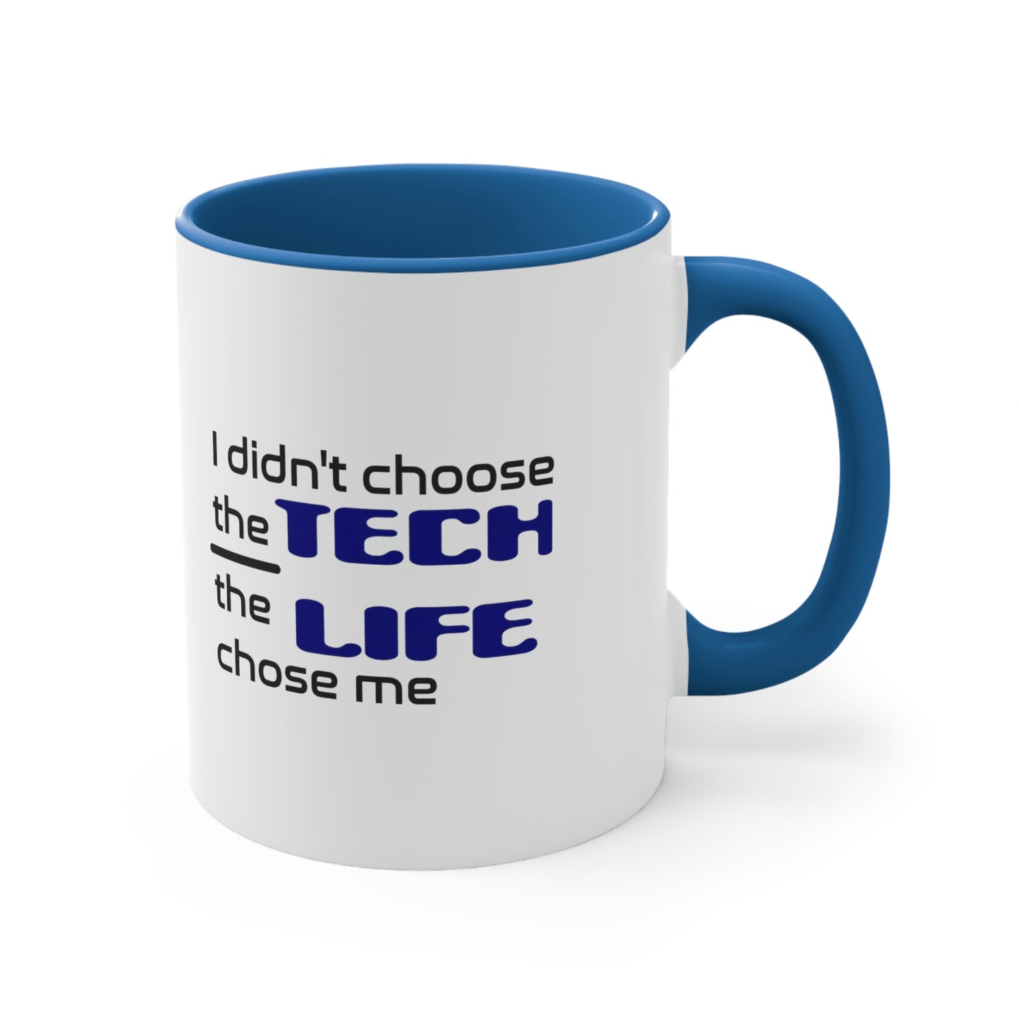 Tech Life - Accent Coffee Mug, 11oz