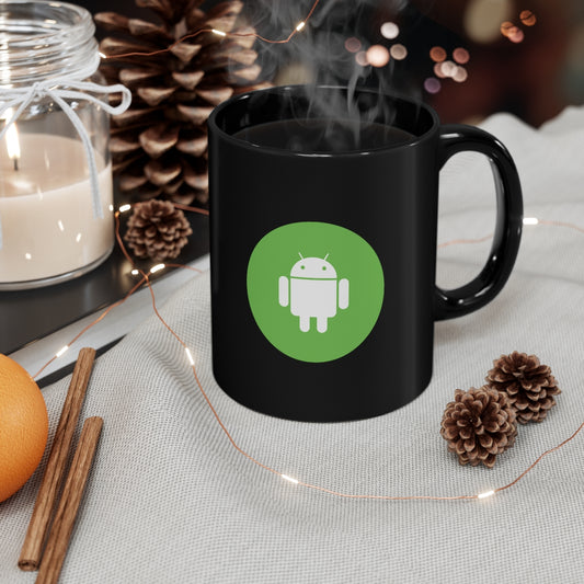 Android - 11oz Black Mug