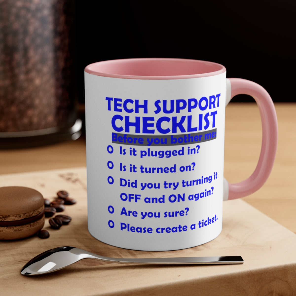 Checklist - Accent Coffee Mug, 11oz