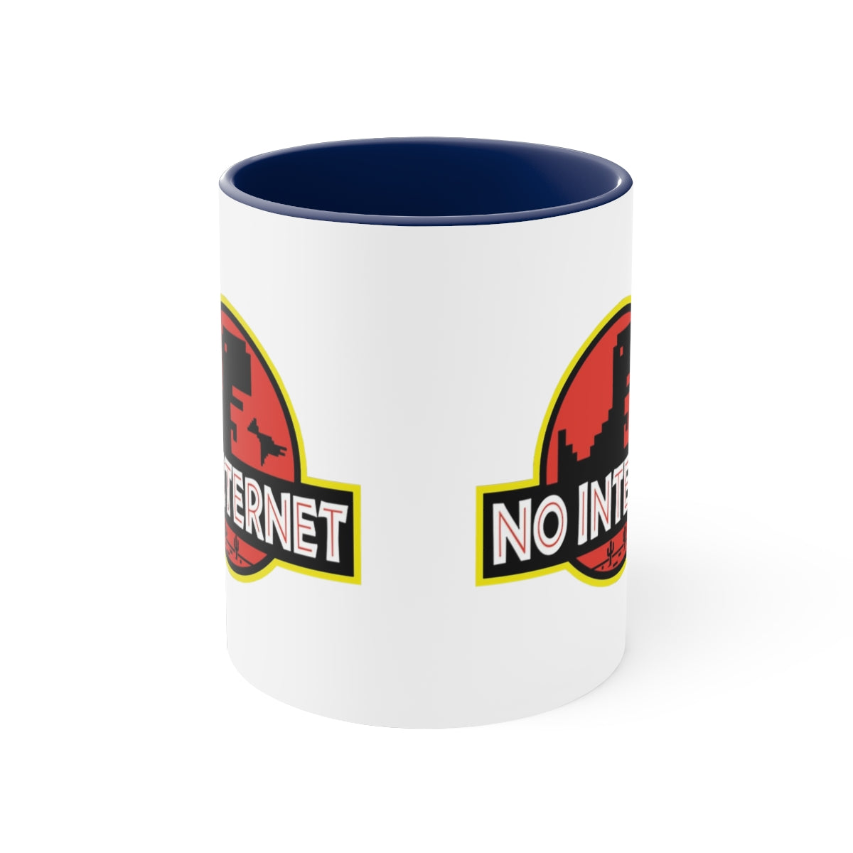 No Internet - Accent Coffee Mug, 11oz