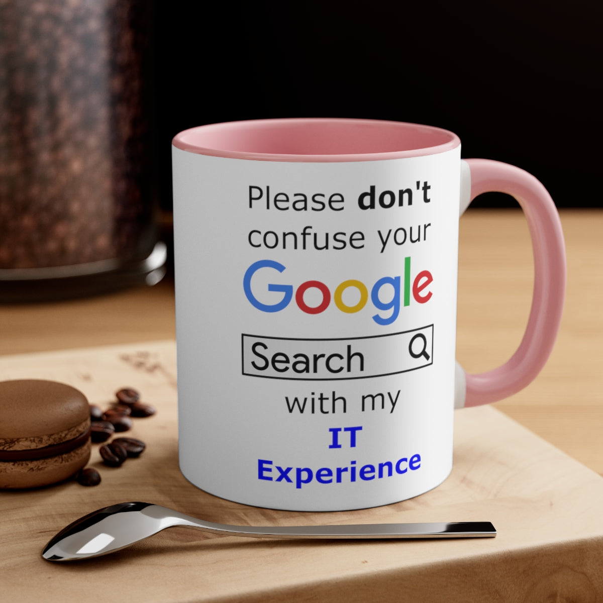 Google IT Experience - Accent Coffee Mug, 11oz