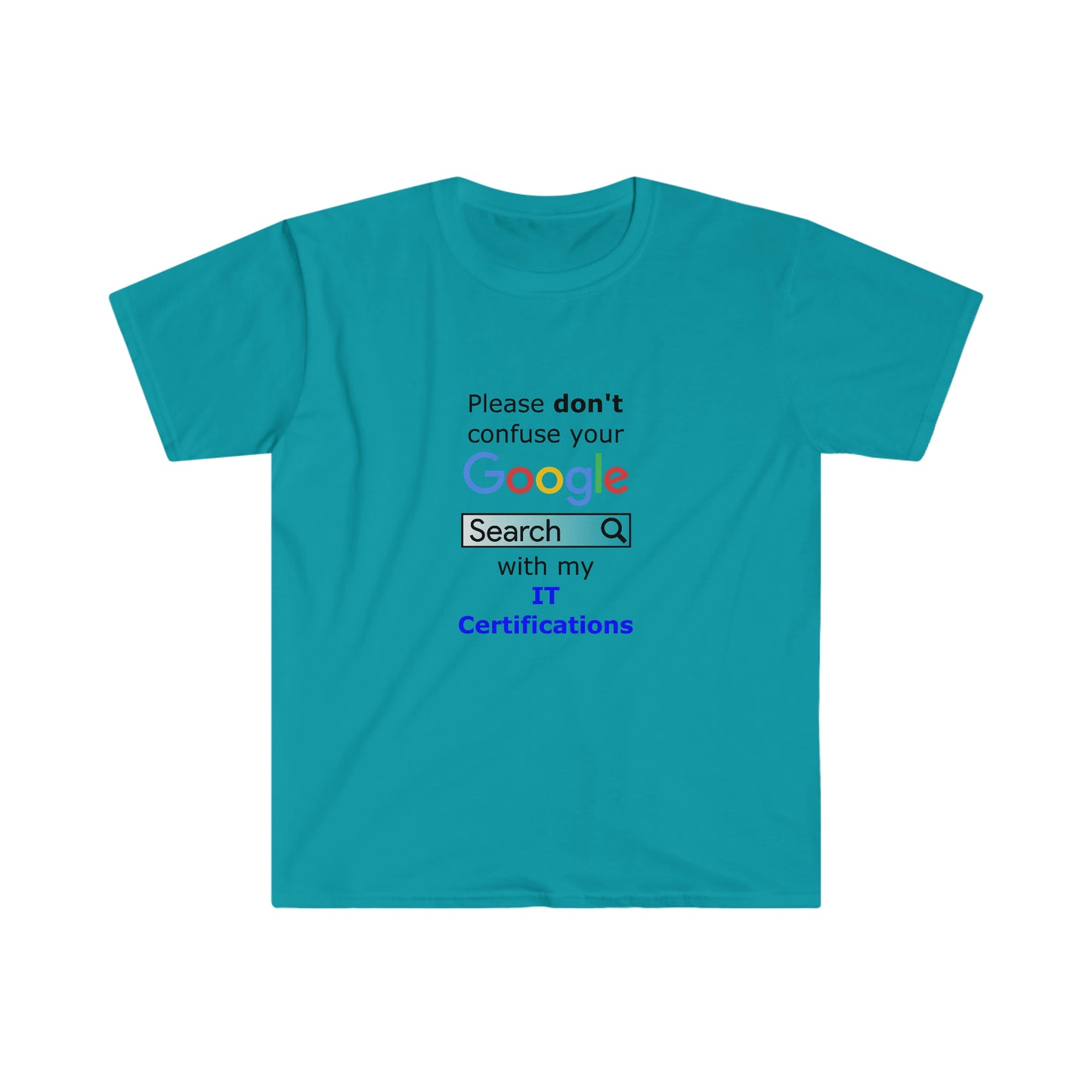 Google IT Certifications - Unisex Softstyle T-Shirt