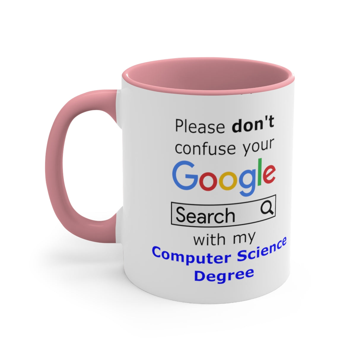 Google Computer Science - Accent Coffee Mug, 11oz