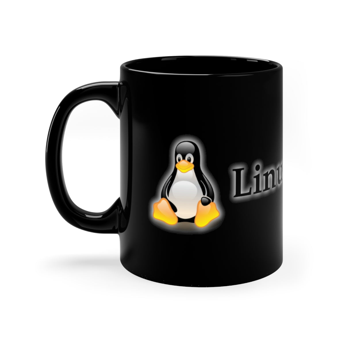 Linux - Black Coffee Mug, 11oz