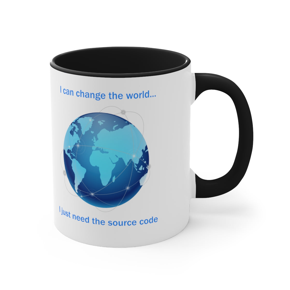 Change the World - Accent Coffee Mug, 11oz