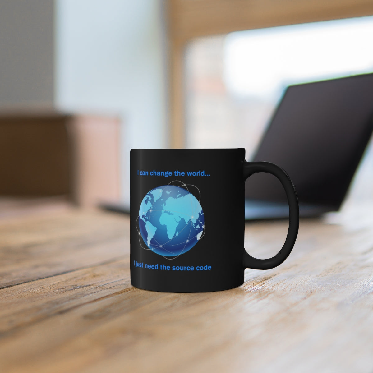 Change the World - 11oz Black Mug