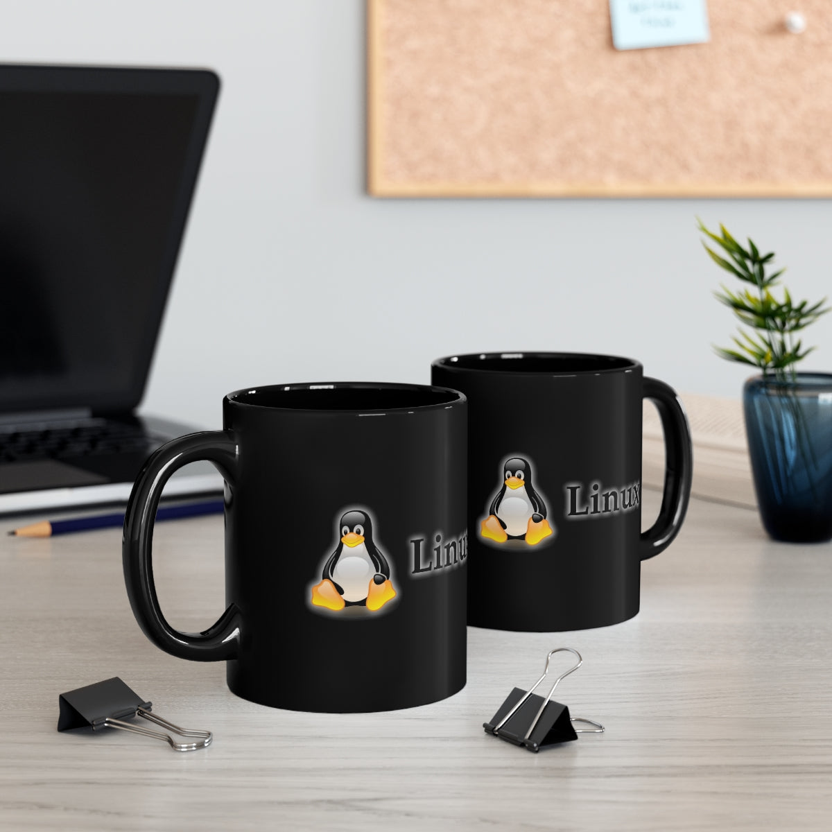 Linux - 11oz Black Mug