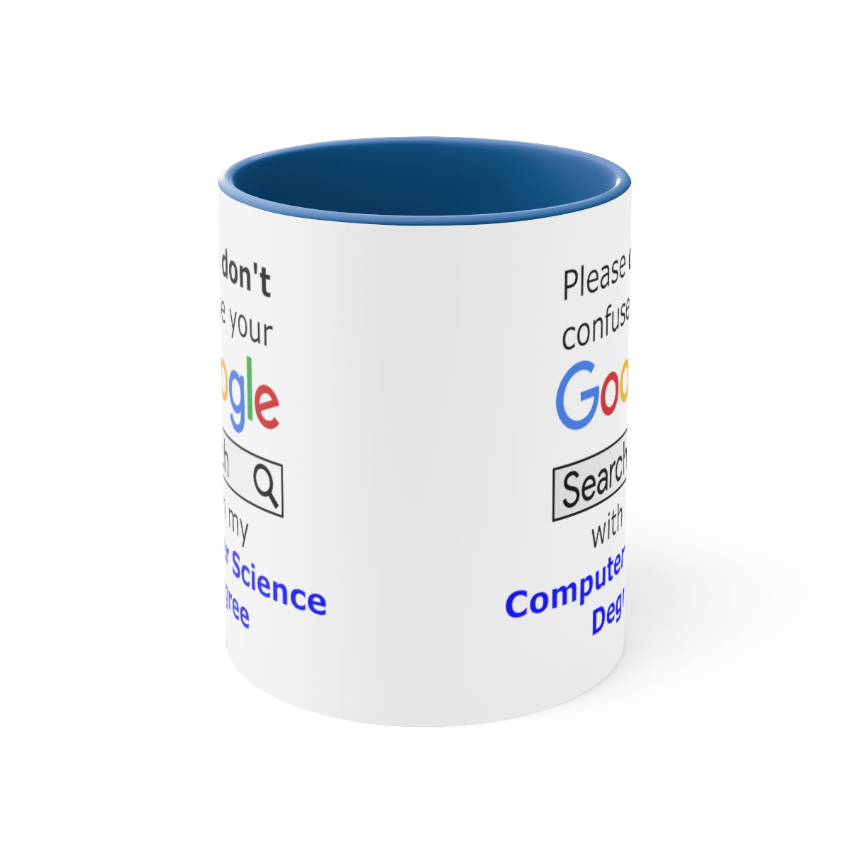 Google Computer Science - Accent Coffee Mug, 11oz