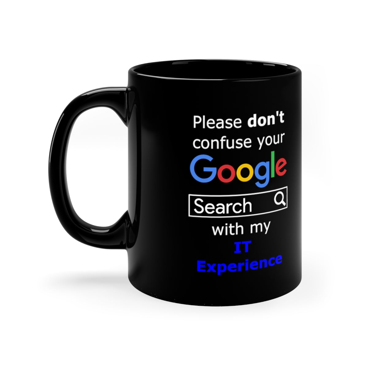 Google IT Experience - 11oz Black Mug