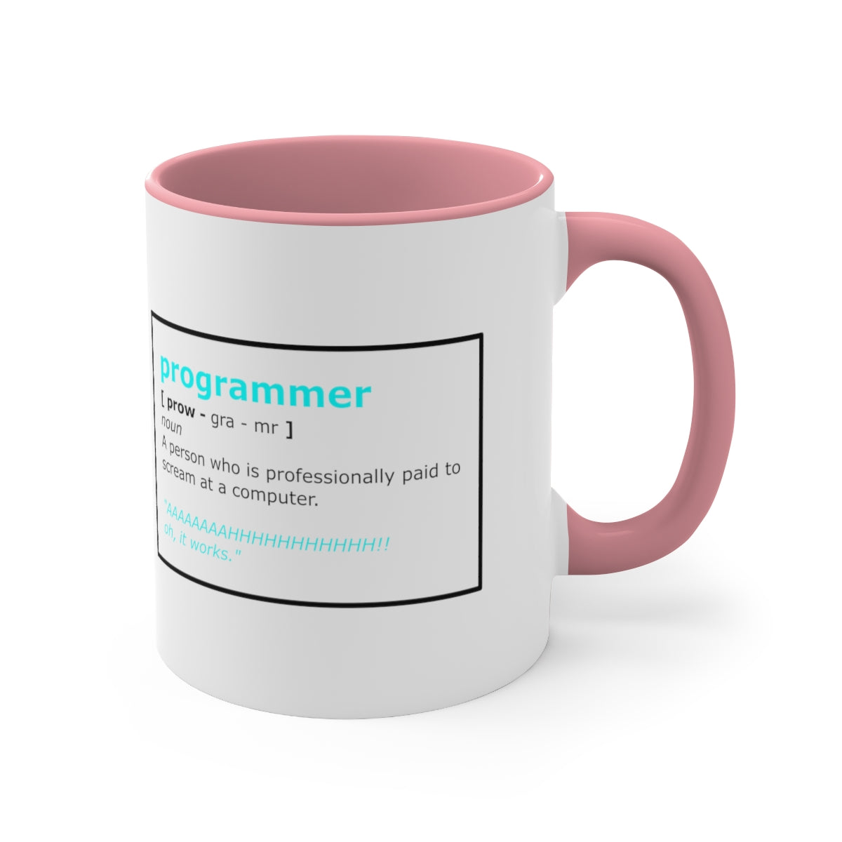 Programmer - Accent Coffee Mug, 11oz