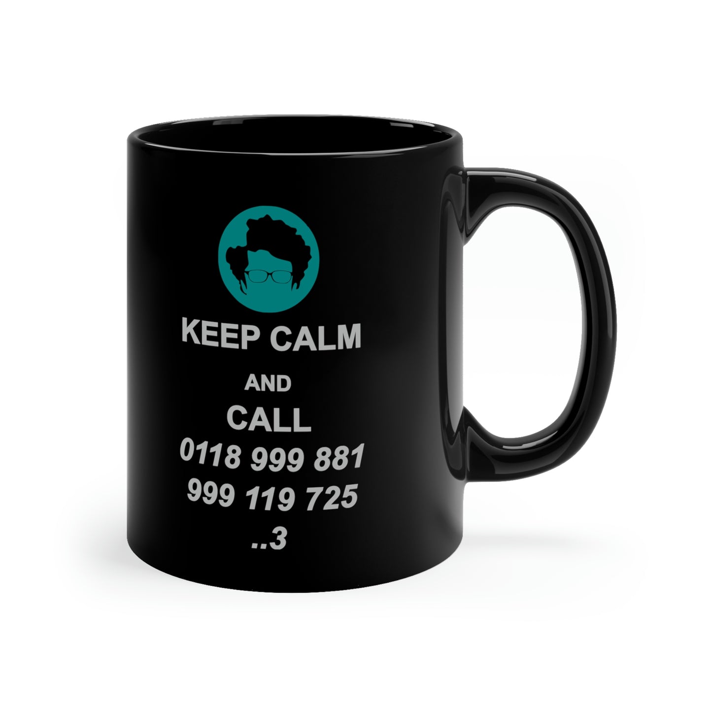 Keep Calm - 11oz Black Mug