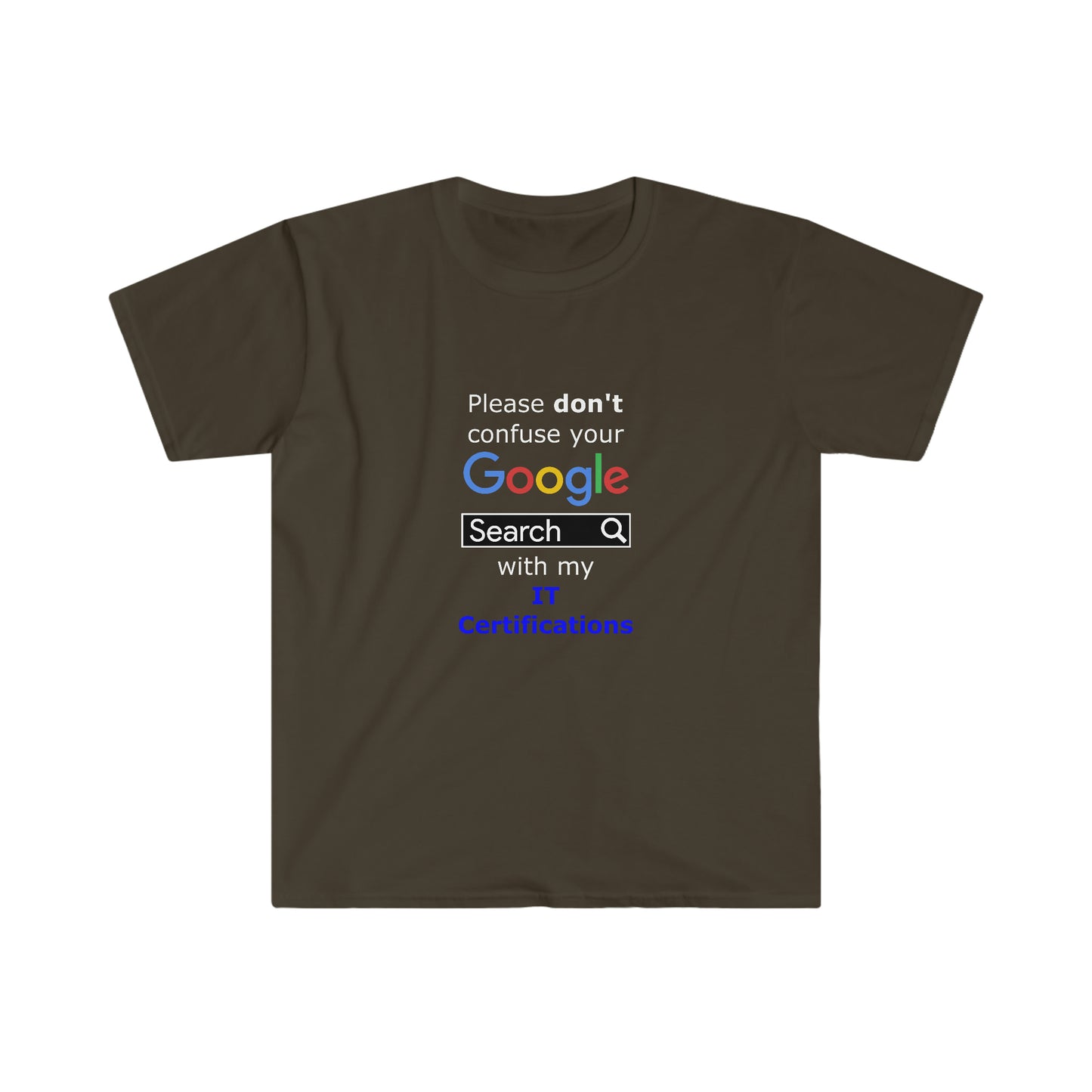 Google IT Certifications - Unisex Softstyle T-Shirt