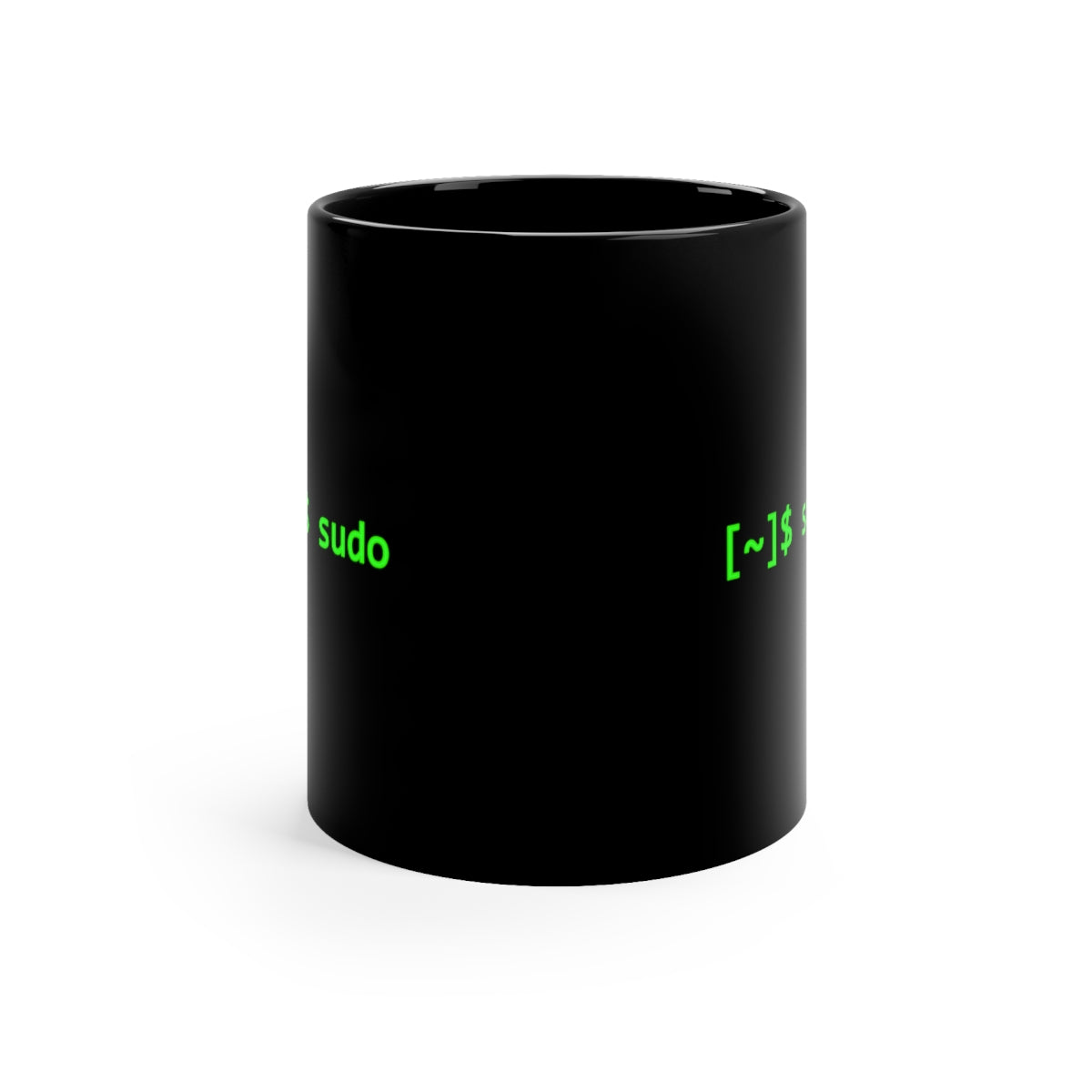 sudo - Black Coffee Mug, 11oz