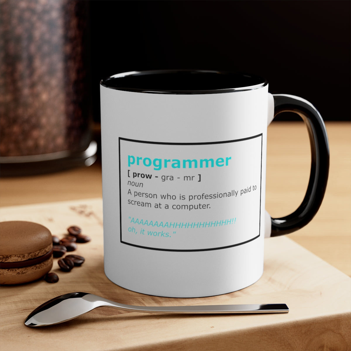 Programmer - Accent Coffee Mug, 11oz