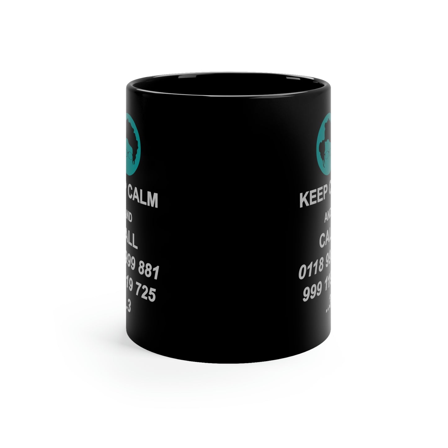 Keep Calm - 11oz Black Mug