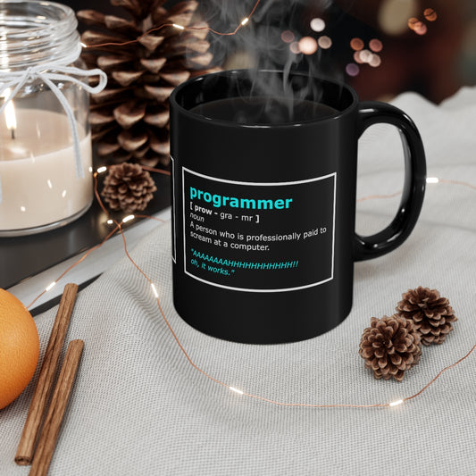 Programmer - 11oz Black Mug