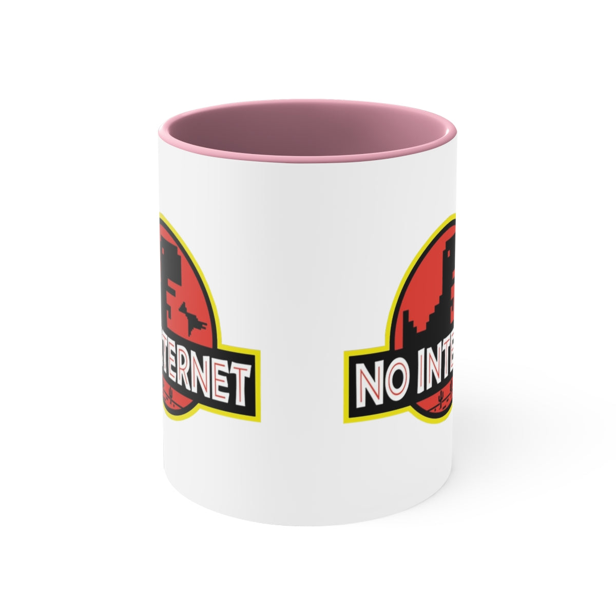 No Internet - Accent Coffee Mug, 11oz