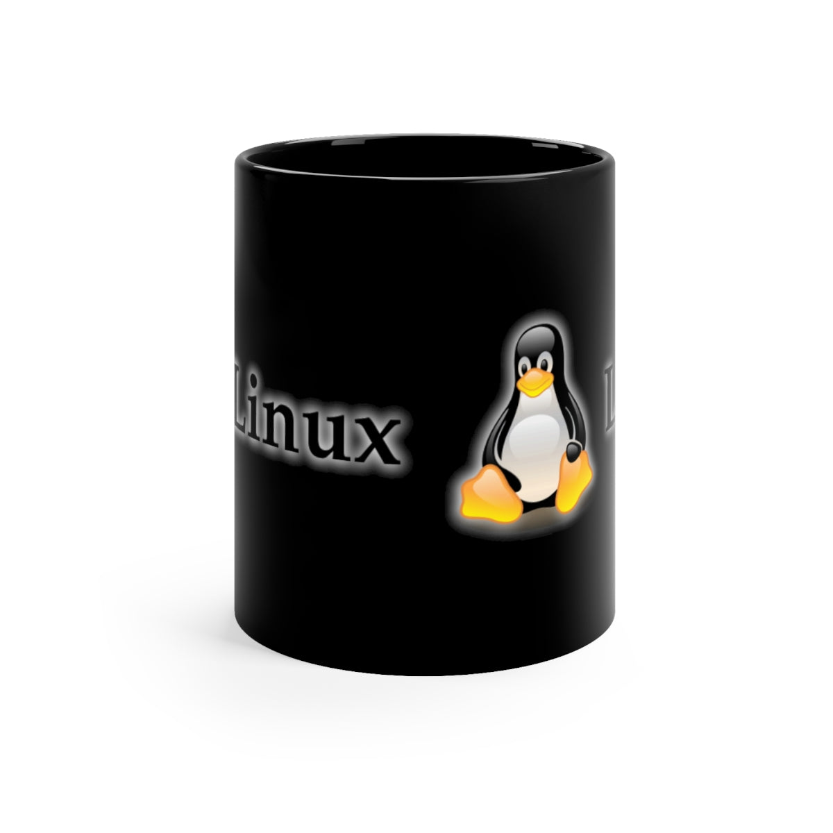 Linux - Black Coffee Mug, 11oz