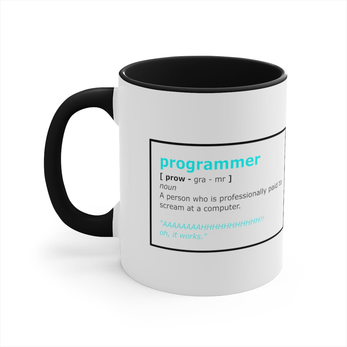 Programmer - Accent Coffee Mug, 11oz