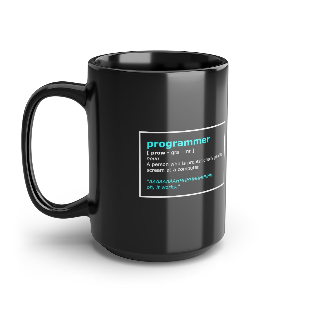 Programmer - Black Mug, 15oz