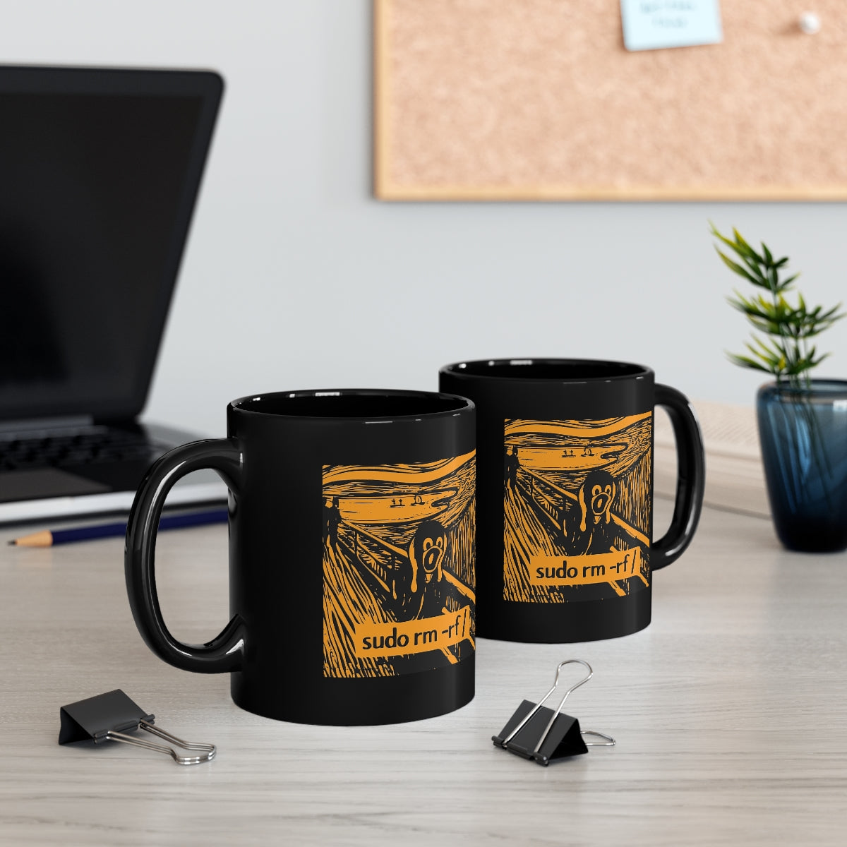 Scream - 11oz Black Mug