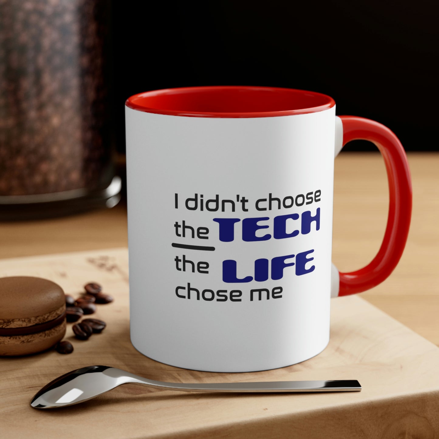 Tech Life - Accent Coffee Mug, 11oz