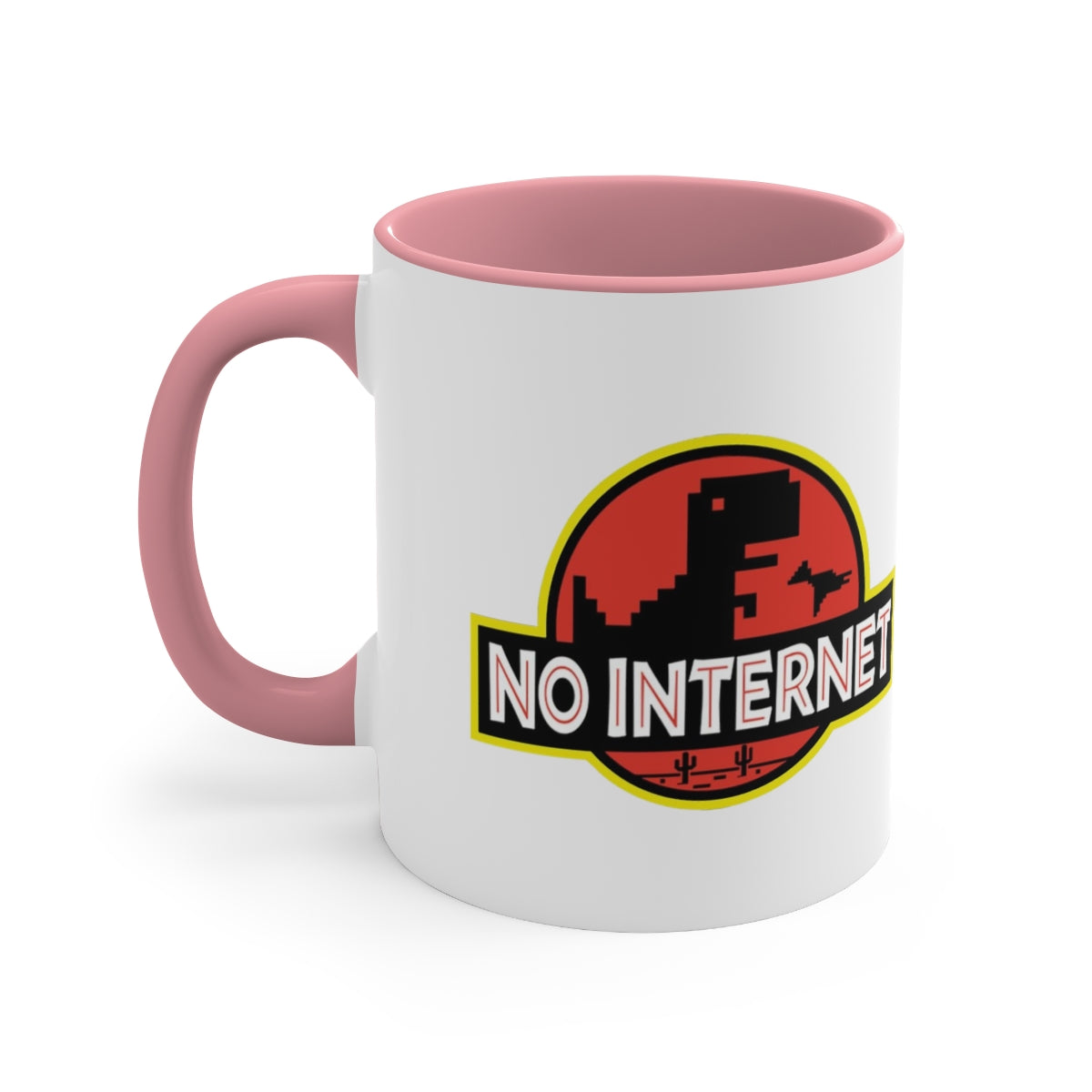 No Internet - Accent Coffee Mug, 11oz